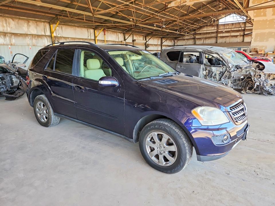 2007 Mercedes-benz Ml-class VIN 4JGBB86E17A272271 COPART salvage auction — MECHANICAL, Az - Certificate Of Title (P), sold $400 on 2026-07-08 (photo 4)