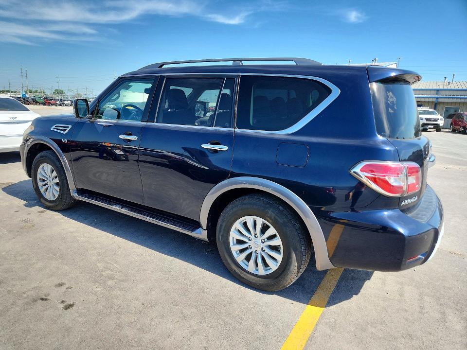 2018 Nissan Armada VIN JN8AY2NC2J9550152 COPART salvage auction — HAIL, Ok - Certificate Of Title (P), sold $5,700 on 2026-07-15 (photo 2)