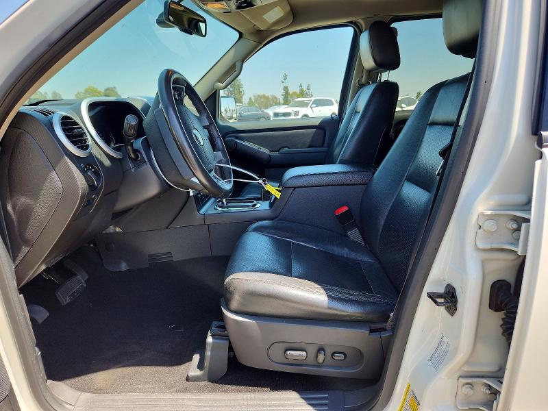 2007 Mercury Mountaineer VIN 4M2EU38867UJ18508 COPART salvage auction — FRONT END, Ca - Salvage Certificate, sold $525 on 2026-07-30 (photo 7)