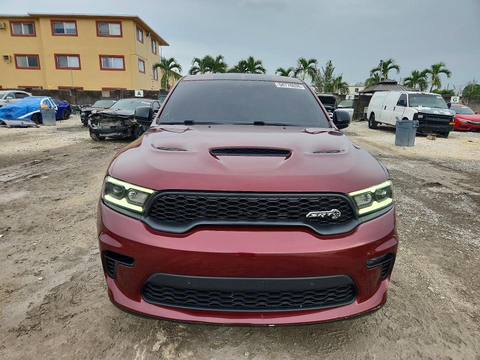 2021 Dodge Durango VIN 1C4SDJH93MC606015 COPART salvage auction — FRONT END, Fl - Cert Of Title-Rebuilt, sold $16,000 on 2026-07-02 (photo 5)