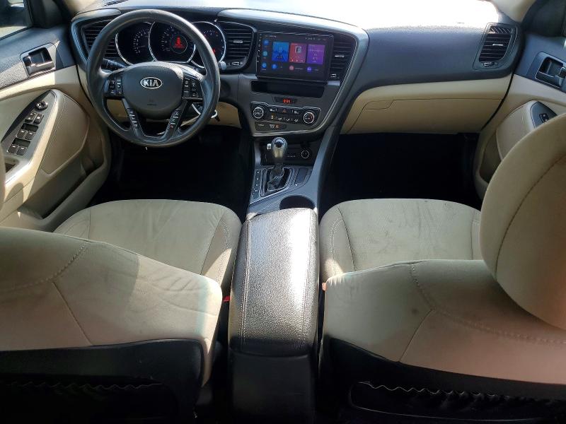 2013 Kia Optima VIN KNAGM4A74D5416239 COPART salvage auction — REAR END, Nj - Cert Of Title-Salvage, sold $625 on 2026-07-02 (photo 8)