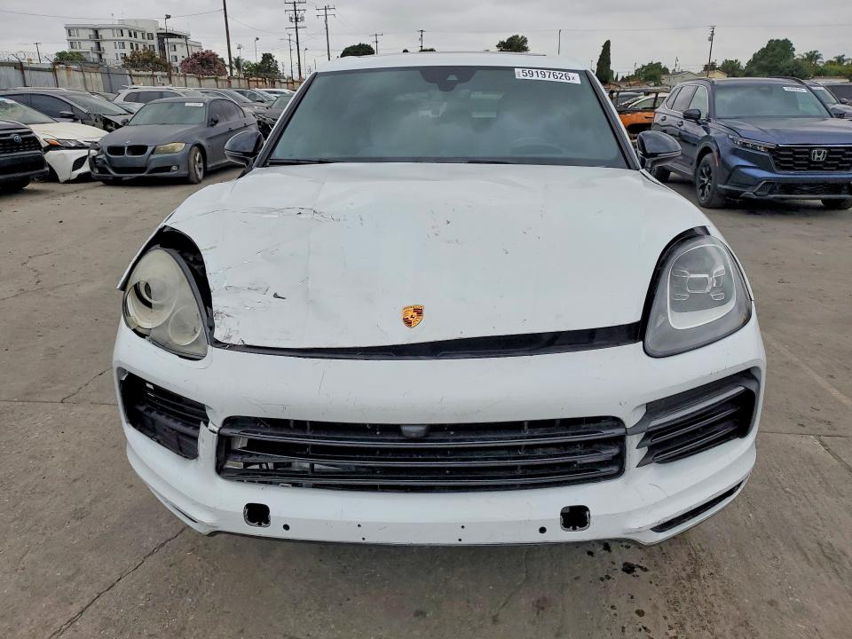 2022 Porsche Cayenne VIN WP1AA2AYXNDA01494 COPART salvage auction — FRONT END, Ca - Salvage Certificate, sold $15,000 on 2026-07-06 (photo 5)