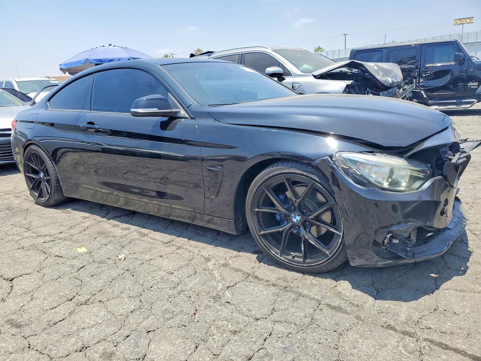 2014 BMW 4er VIN WBA3N7C55EF719065 COPART salvage auction — FRONT END, Ca - Salvage Certificate, sold $1,450 on 2026-07-02 (photo 4)