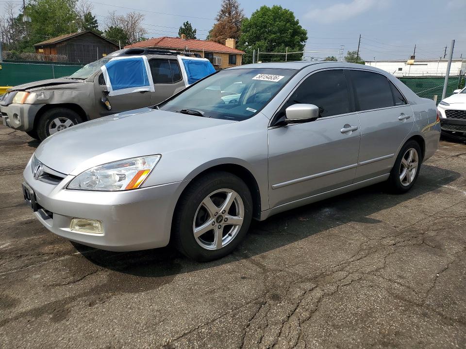 2007 Honda Accord VIN 1HGCM56737A105916 COPART salvage auction — FRONT END, Co - Public - Salvage Title, sold $850 on 2026-07-28 (photo 1)
