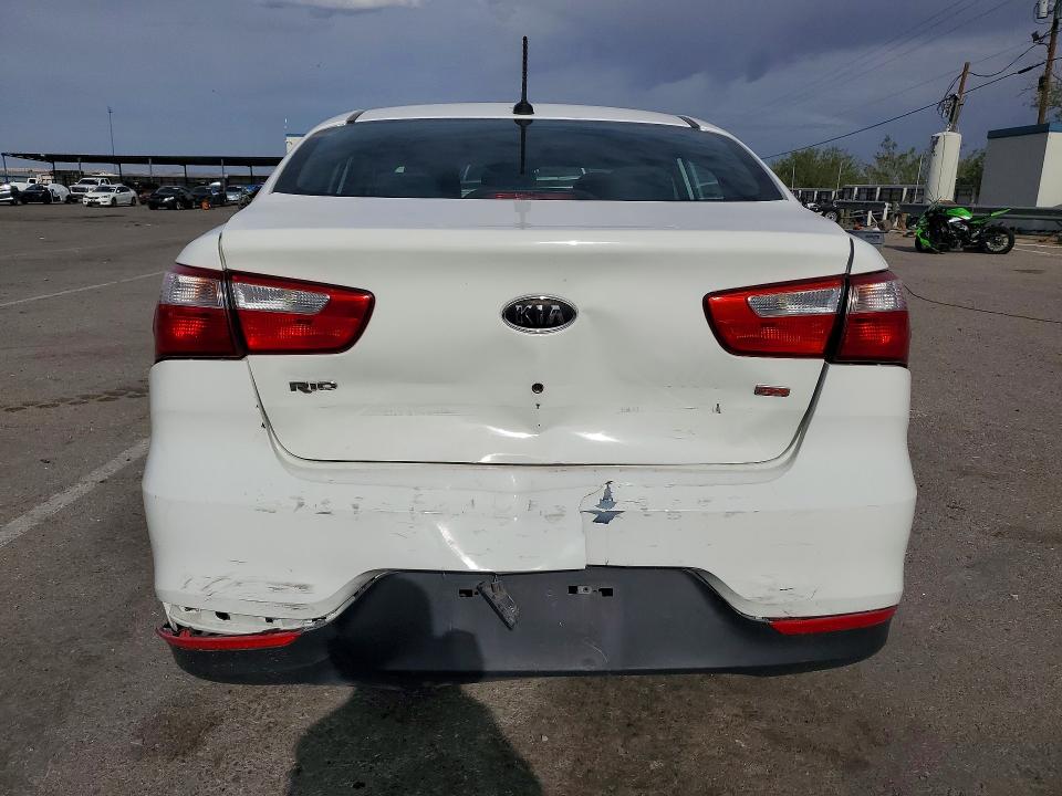 2017 Kia Rio VIN KNADM4A30H6049761 COPART salvage auction — FRONT END, TX - SALVAGE VEHICLE TITLE (P), sold $125 on 2026-07-31 (photo 6)