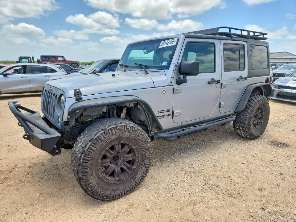 2015 Jeep Wrangler / VIN 1C4BJWDG5FL751277 COPART salvage auction — MECHANICAL, Tx - Certificate Of Title, sold $3,850 on 2026-07-09 (photo 1)