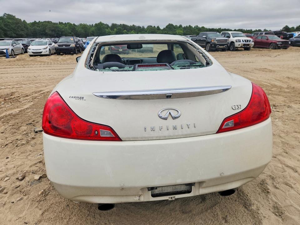 2012 Infiniti G VIN JN1CV6EKXCM422546 COPART salvage auction — ROOF, MD - CERT OF SALVAGE > 75% DAMAGE, sold $450 on 2026-07-28 (photo 6)