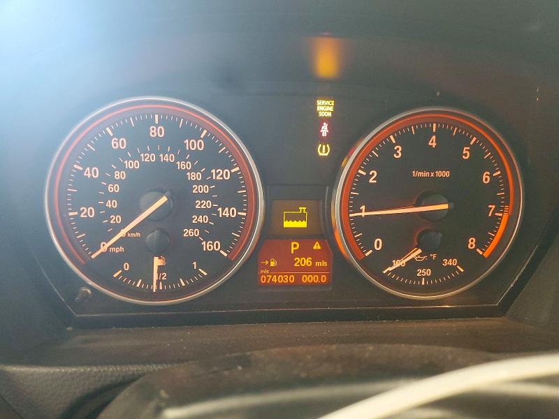 2008 BMW 3 series VIN WBAWL13578PX20488 COPART salvage auction — FRONT END, MN - CERT OF TITLE-PRIOR SALVAGE, sold $1,100 on 2026-07-09 (photo 9)