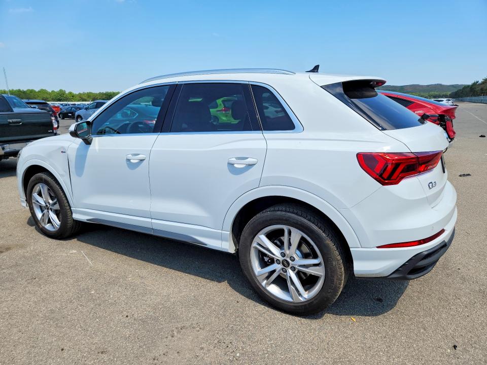 2024 Audi Q3 VIN WA1EECF39R1077090 COPART salvage auction — SIDE, Ny - Mv-907A Salvage Certificate, sold $5,200 on 2026-07-28 (photo 2)
