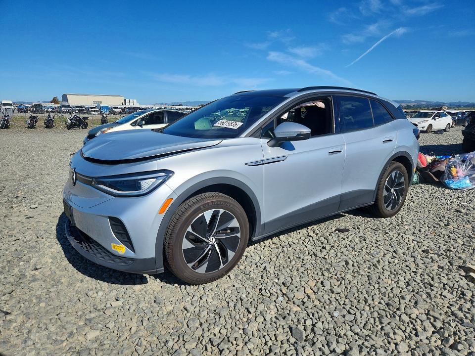2022 Volkswagen Id.4 VIN WVGGNPE22NP065946 COPART salvage auction — FRONT END, Ca - Salvage Certificate, sold $9,500 on 2026-08-06 (photo 1)