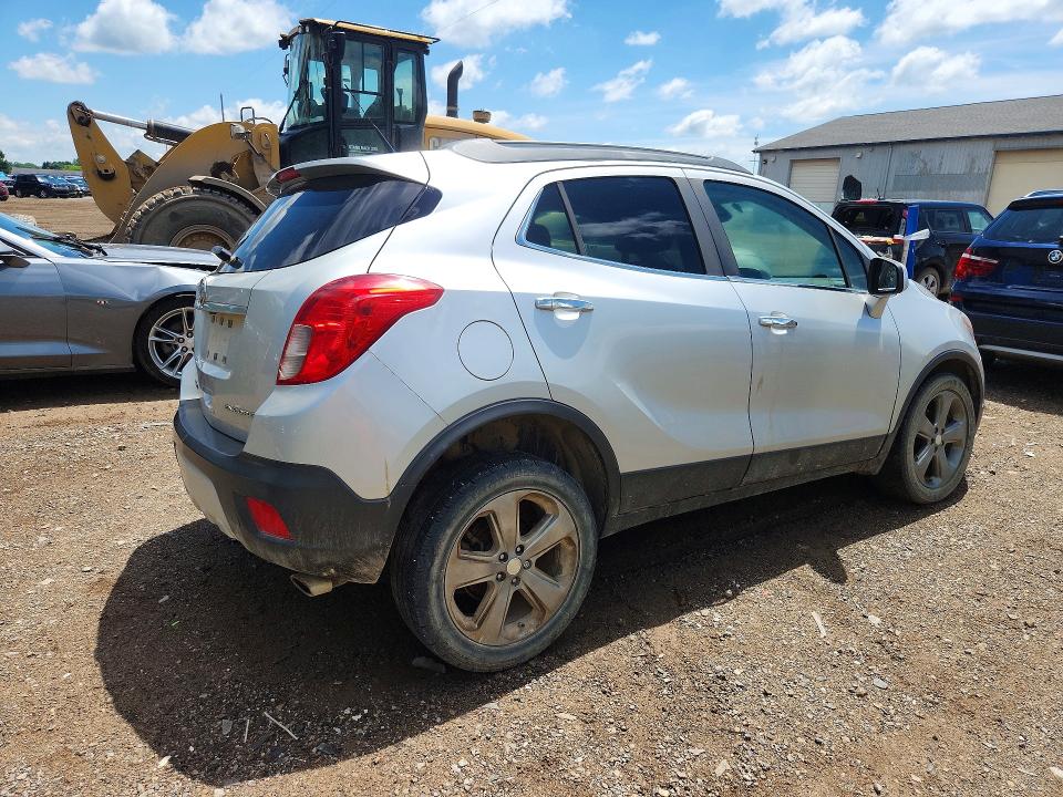 2013 Buick Encore VIN KL4CJASB8DB185837 COPART salvage auction — FRONT END, Mi - Certificate Of Title, sold $475 on 2026-07-22 (photo 3)