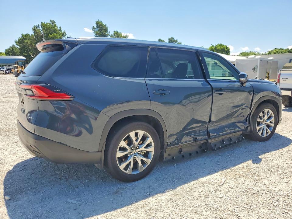 2024 Toyota Highlander VIN 5TDACAB55RS029398 COPART salvage auction — SIDE, Ar - Cert Of Title-Salvage, sold $250 on 2026-07-27 (photo 3)