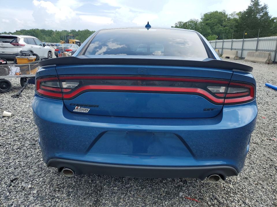 2022 Dodge Charger VIN 2C3CDXHG2NH267644 COPART salvage auction — FRONT END, Salvage Title, sold $7,500 on 2026-09-02 (photo 6)