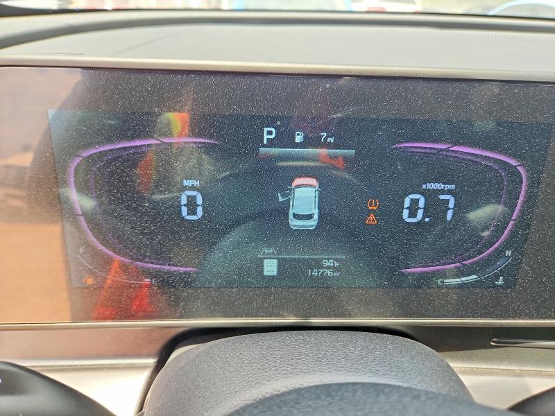 2025 Kia Sportage VIN 5XYK3CDF0SG247015 COPART salvage auction — FRONT END, TX - CERTIFICATE OF TITLE, sold $9,700 on 2026-07-28 (photo 9)