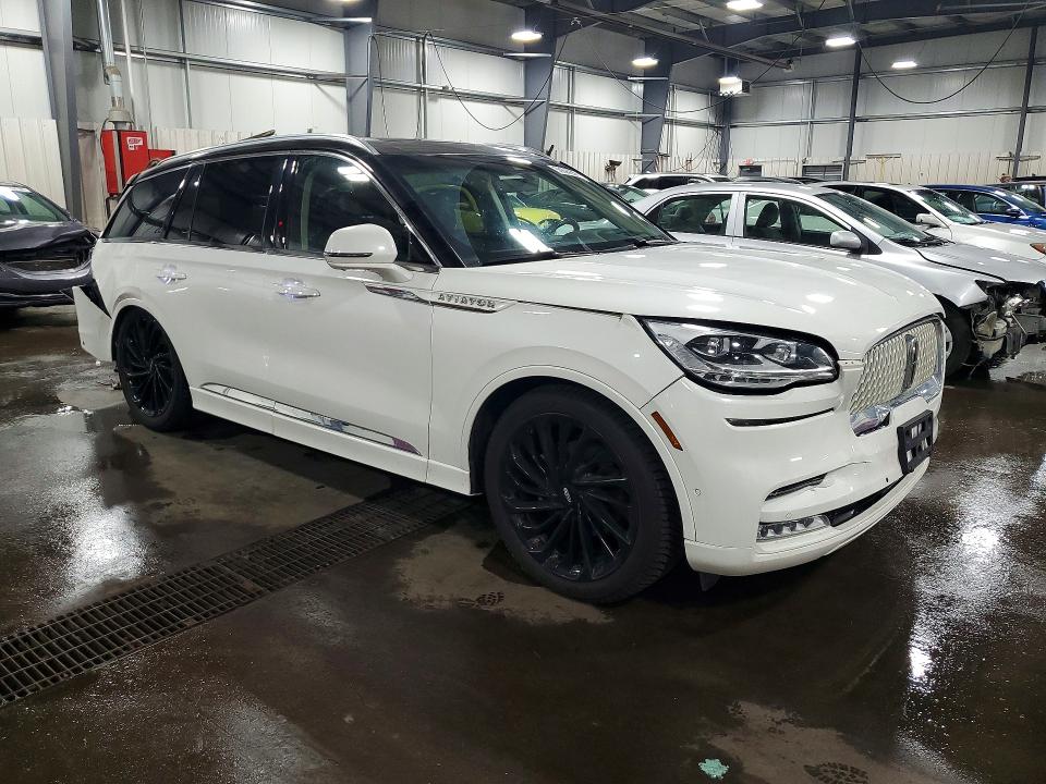 2022 Lincoln Aviator VIN 5LM5J7XC7NGL02792 COPART salvage auction — REAR END, MN - CERT OF TITLE-SALVAGE, sold $7,000 on 2026-07-28 (photo 4)