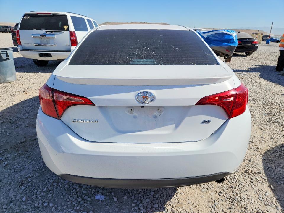 2019 Toyota Corolla VIN 5YFBURHE9KP862837 COPART salvage auction — FRONT END, Ut - Salvage Certificate, sold $2,500 on 2026-07-31 (photo 6)
