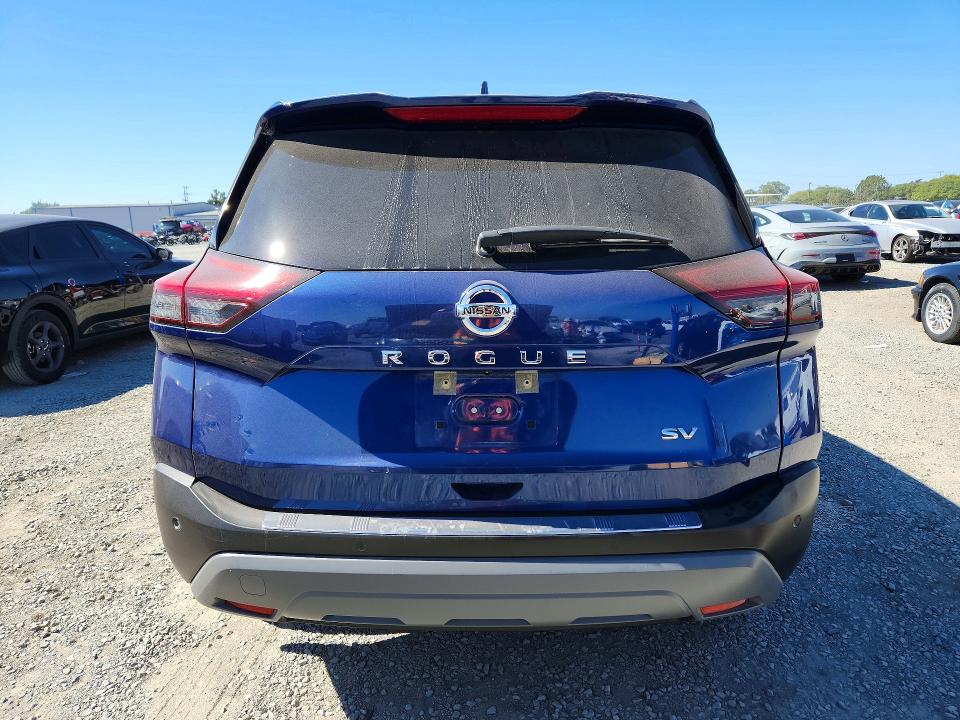 2021 Nissan Rogue VIN JN8AT3BA3MW008829 COPART salvage auction — BURN, Ca - Salvage Certificate, sold $5,300 on 2026-07-28 (photo 6)
