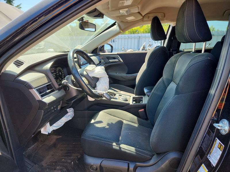 2024 Mitsubishi Outlander VIN JA4T5UA96RZ623452 COPART salvage auction — FRONT END, On - Permit Salvage, sold $12,100 on 2026-07-14 (photo 7)
