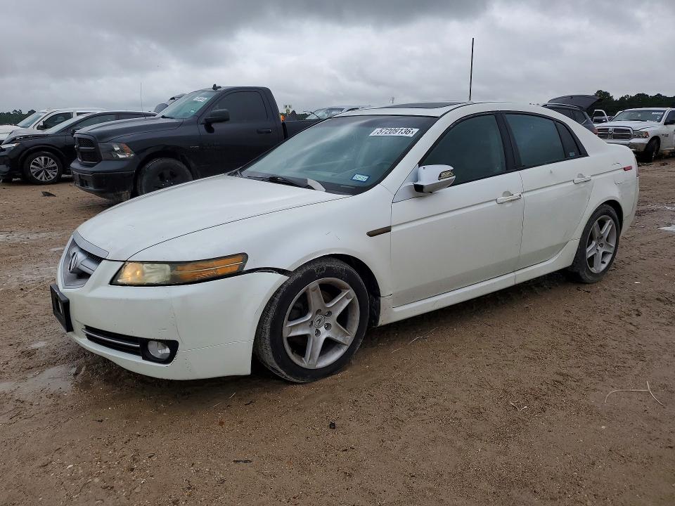 2007 Acura Tl VIN 19UUA66237A024826 COPART salvage auction — SIDE, TX - BONDED TITLE - SALVAGE, sold $400 on 2026-07-10 (photo 1)