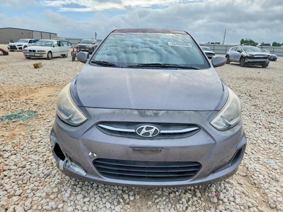 2016 Hyundai Accent VIN KMHCT4AE0GU089394 COPART salvage auction — REAR END, TX - SALVAGE VEHICLE TITLE (P), sold $1,850 on 2026-07-02 (photo 5)