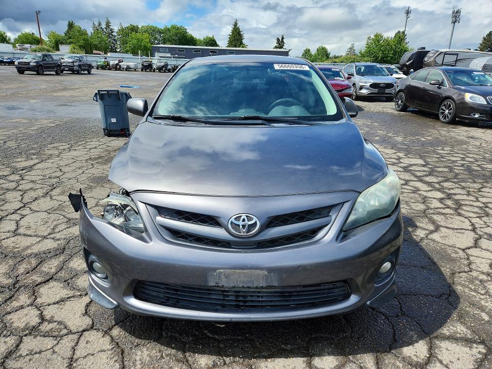 2013 Toyota Corolla VIN 5YFBU4EE4DP158930 COPART salvage auction — FRONT END, Or - Salvage Title Certificate, sold $825 on 2026-07-27 (photo 5)