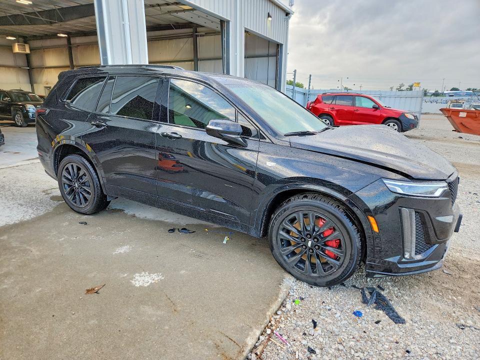 2023 Cadillac Xt6 VIN 1GYKPGRS1PZ176962 COPART salvage auction — FRONT END, Ne - Cert Of Title-Salvage, sold $10,700 on 2026-07-07 (photo 4)