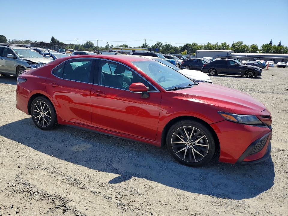 2022 Toyota Camry VIN 4T1T11AK3NU005107 COPART salvage auction — FRONT END, Ca - Salvage Certificate, sold $6,600 on 2026-07-02 (photo 4)