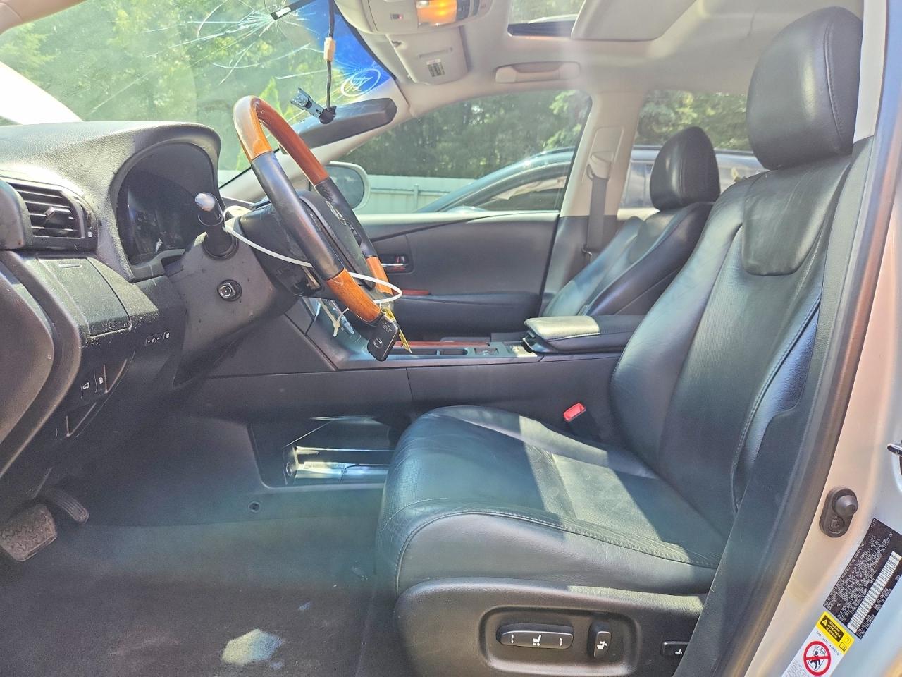 2012 Lexus RX 350 VIN 2T2BK1BA1CC129983 COPART salvage auction — Front End, MA - CERTIFICATE OF TITLE, sold $2,600 on 2026-07-09 (photo 7)