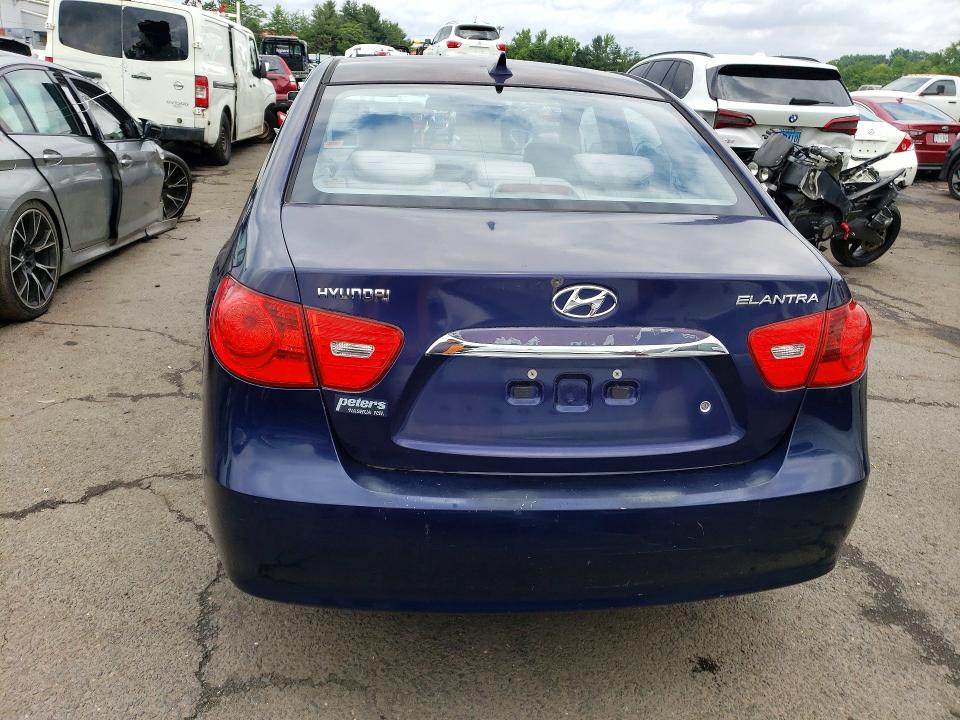 2010 Hyundai Elantra VIN KMHDU4AD8AU940602 COPART salvage auction — FRONT END, CT - CERT OF TITLE-SALVAGE, sold $475 on 2026-07-02 (photo 6)