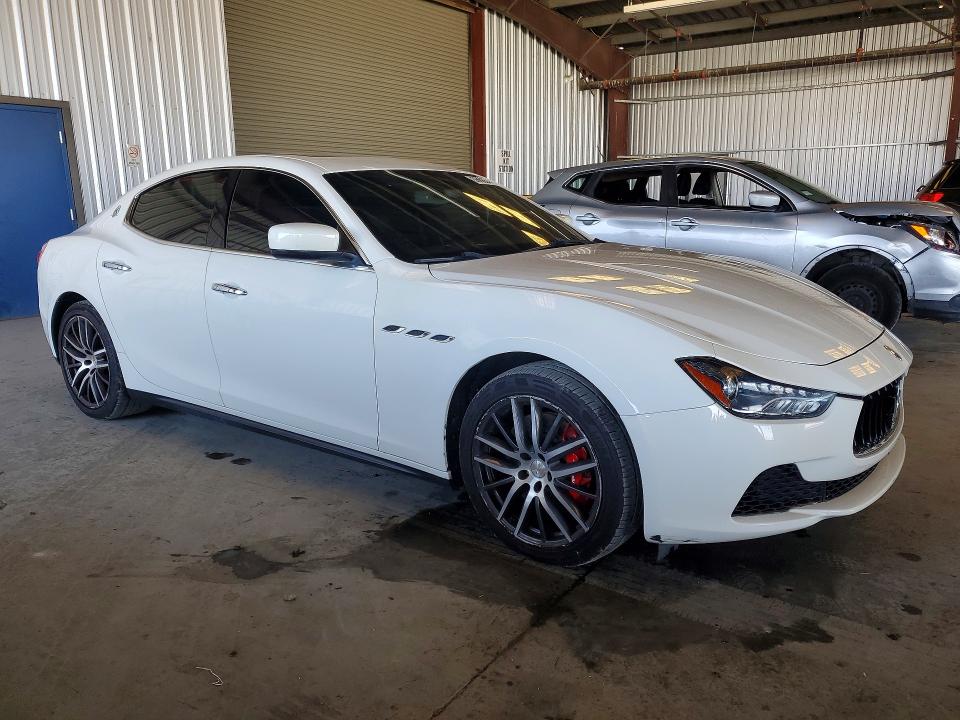 2015 Maserati Ghibli VIN ZAM57XSA4F1131589 COPART salvage auction — MINOR DENT/SCRATCHES, Ca - Certificate Of Title, sold $3,950 on 2026-07-08 (photo 4)