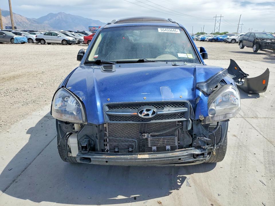 2008 Hyundai Tucson VIN KM8JN72DX8U880056 COPART salvage auction — FRONT END, Ut - Salvage Certificate, sold $425 on 2026-07-20 (photo 5)