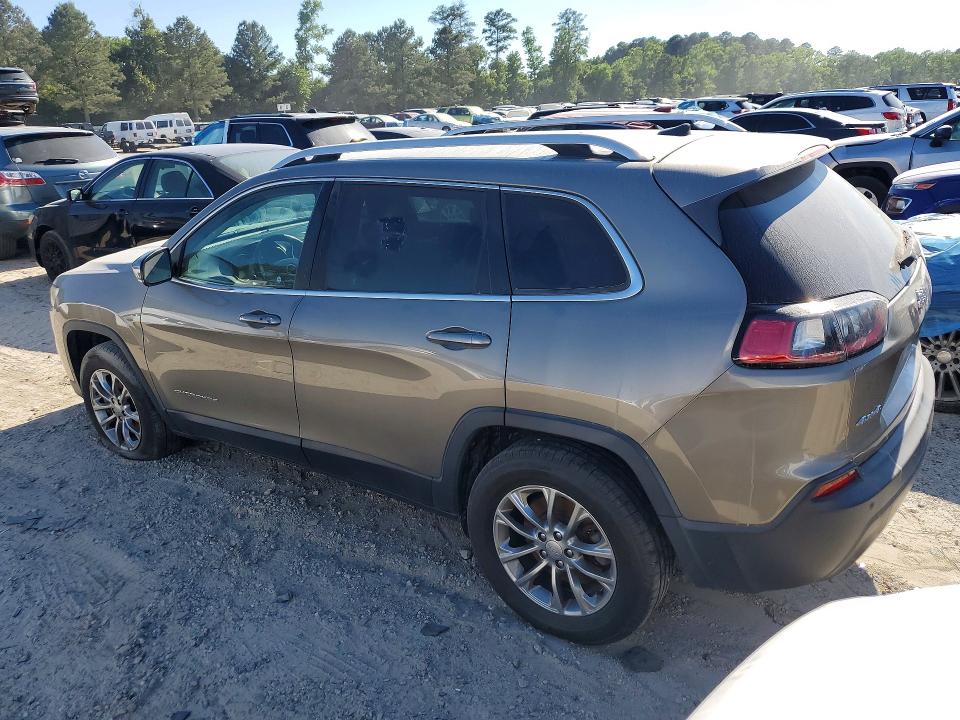 2019 Jeep Cherokee VIN 1C4PJMLB2KD105442 COPART salvage auction — MECHANICAL, Va - Certificate Of Title (P), sold $3,900 on 2026-07-09 (photo 2)