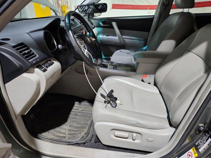 2012 Toyota Highlander VIN 5TDBK3EH0CS119137 COPART salvage auction — FRONT END, Nh - Cert Of Title-Salvage, sold $2,100 on 2026-07-28 (photo 7)