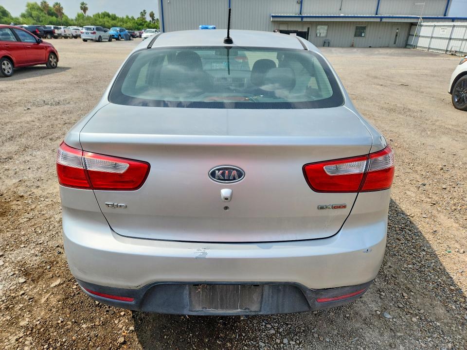 2012 Kia Rio VIN KNADN4A34C6044245 COPART salvage auction — SIDE, Tx - Salvage Vehicle Title, sold $500 on 2026-07-29 (photo 6)