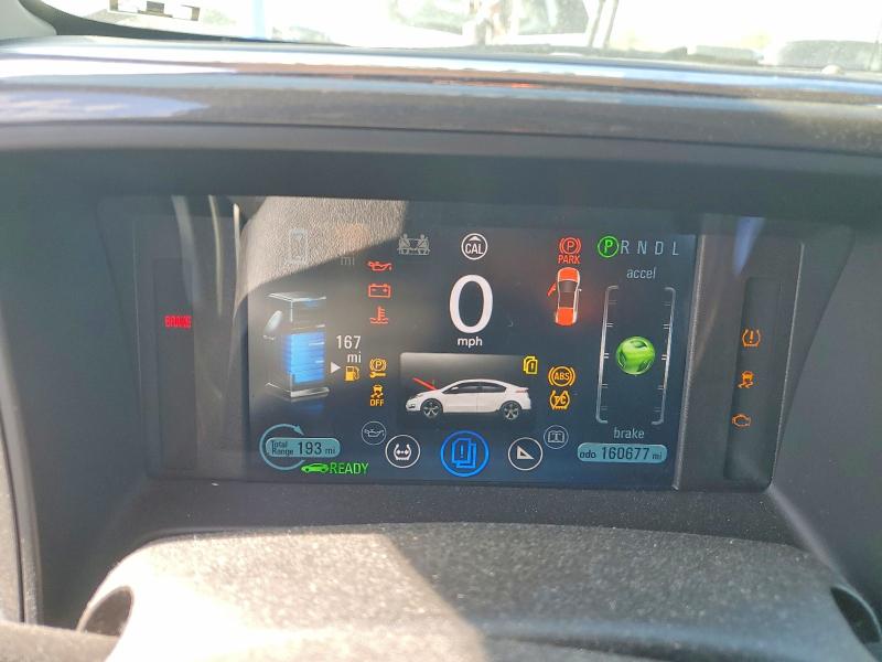 2012 Chevrolet Volt VIN 1G1RH6E41CU119597 COPART salvage auction — MINOR DENT/SCRATCHES, Ca - Dis/Dlr/Exp Only Clean Title, sold $1,150 on 2026-07-02 (photo 9)