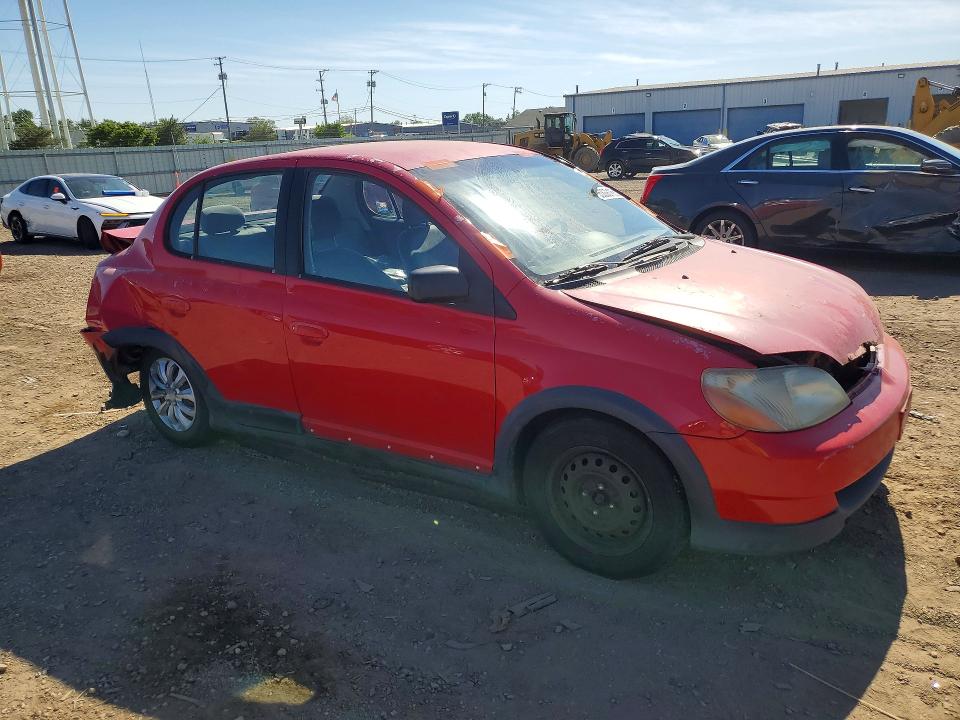 2000 Toyota Echo VIN JTDBT123XY0038912 COPART salvage auction — REAR END, Il - Salvage Certificate, sold $225 on 2026-07-10 (photo 4)
