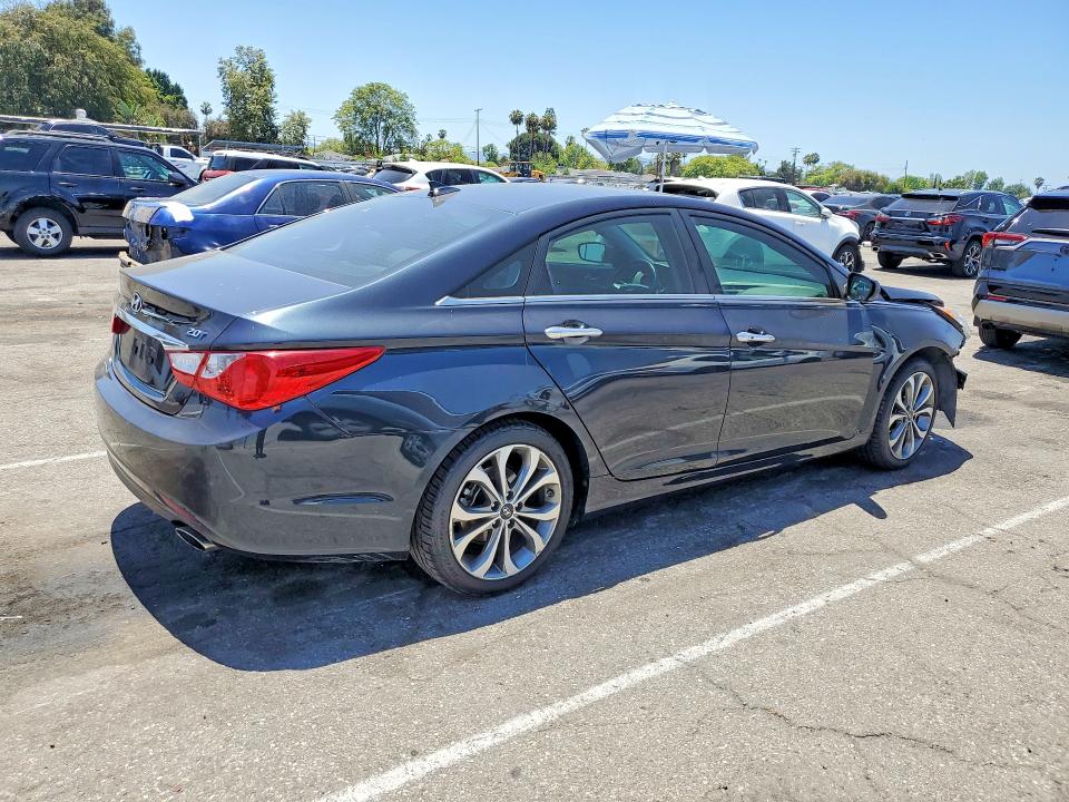 2013 Hyundai Sonata VIN 5NPEC4AB2DH770648 COPART salvage auction — FRONT END, Ca - Salvage Certificate, sold $1,050 on 2026-07-24 (photo 3)