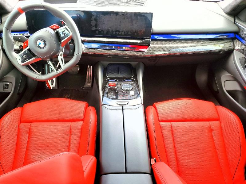 2026 BMW M5 VIN WBS83FK02TCW63513 COPART salvage auction — FRONT END, TX - SALVAGE VEHICLE TITLE, sold $56,500 on 2026-07-09 (photo 8)