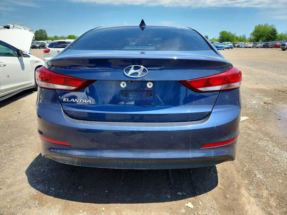 2017 Hyundai Elantra VIN KMHD84LF9HU426951 COPART salvage auction — REAR END, On - Permit No Brand - Unfit, sold $2,250 on 2026-07-07 (photo 6)