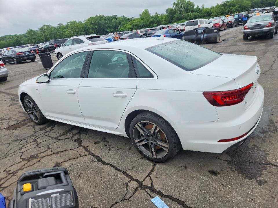 2018 Audi A4 VIN WAUENAF42JN009940 COPART salvage auction — VANDALISM, Ct - Cert Of Title-Salvage, sold $5,800 on 2026-07-10 (photo 2)
