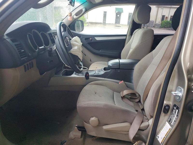 2007 Toyota 4runner VIN JTEZU14R570088768 COPART salvage auction — FRONT END, Al - Cert Of Title-Salvage Title, sold $3,350 on 2026-07-07 (photo 7)