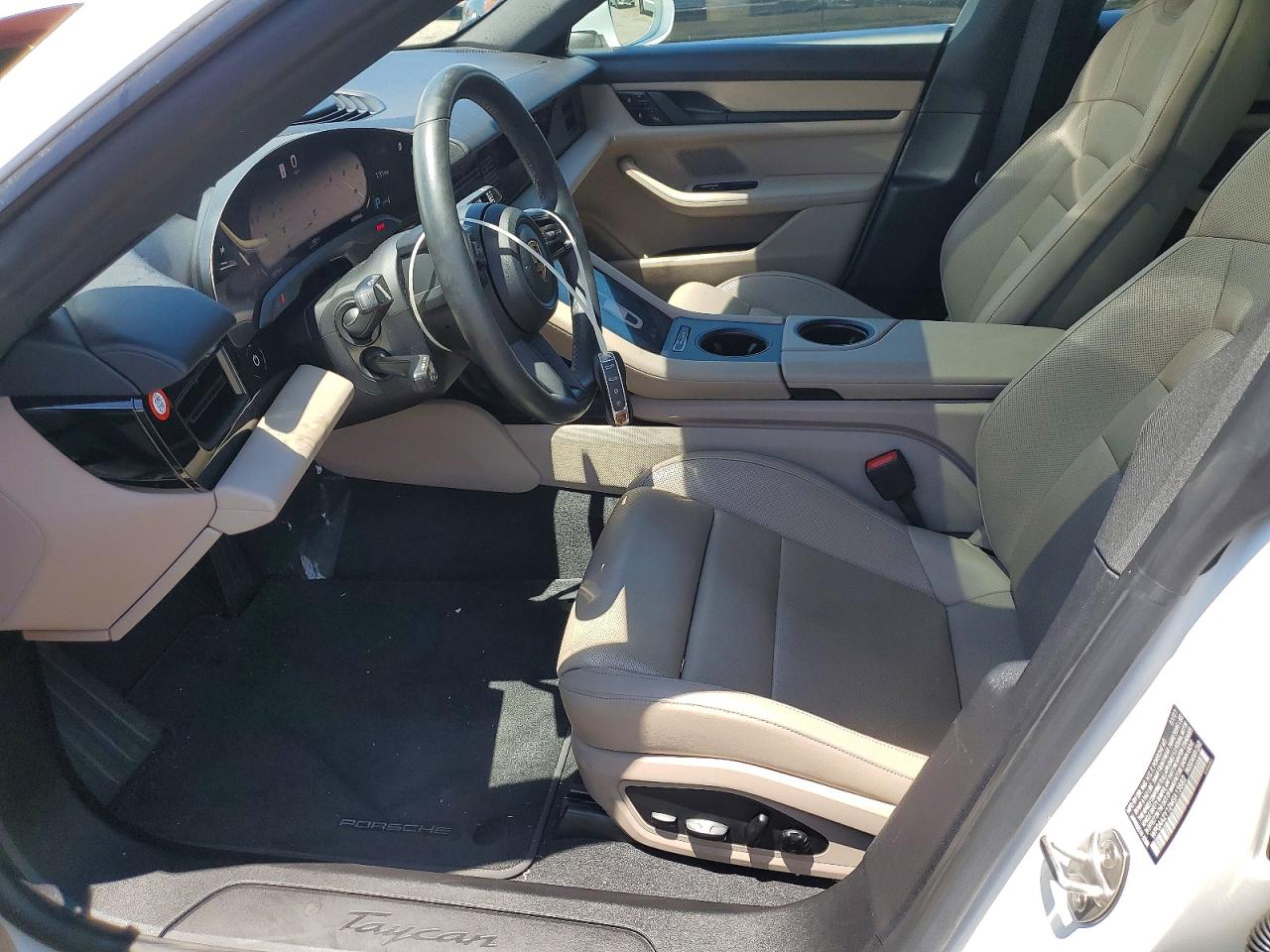 2021 Porsche Taycan VIN WP0AA2Y12MSA13582 COPART salvage auction — Front End, CA - SALVAGE CERTIFICATE, sold $26,250 on 2026-07-10 (photo 7)
