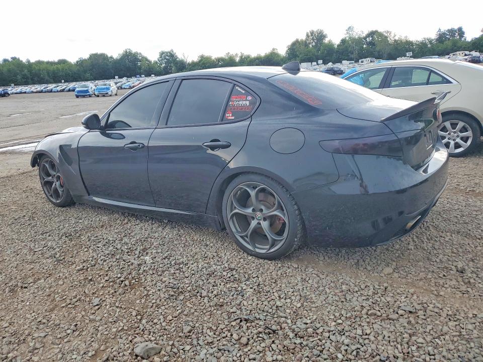 2019 Alfa romeo Giulia VIN ZARFANBN4K7608200 COPART salvage auction — VANDALISM, Ny - Mv-907A Salvage Certificate, sold $650 on 2026-07-27 (photo 2)