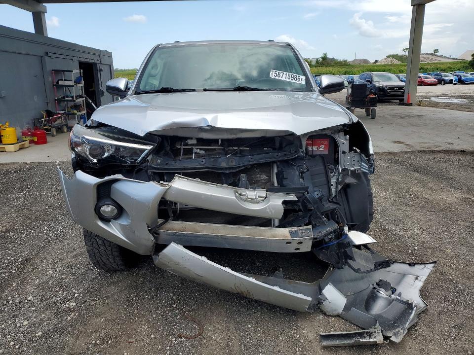 2019 Toyota 4runner VIN JTEBU5JR2K5691878 COPART salvage auction — FRONT END, Fl - Certificate Of Destruction, sold $7,700 on 2026-07-14 (photo 5)
