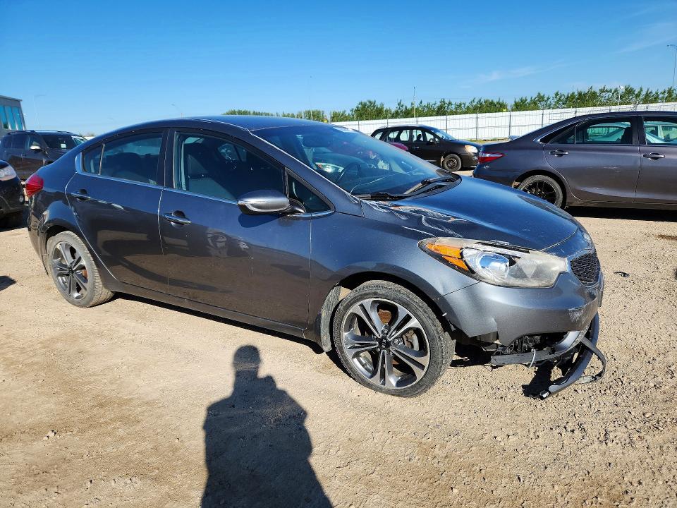 2014 Kia Forte VIN KNAFX4A80E5199303 COPART salvage auction — FRONT END, Ab - Bos - Salvage, sold $675 on 2026-07-09 (photo 4)