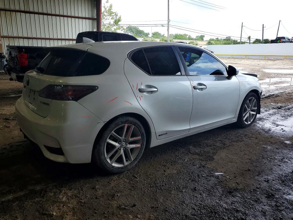 2015 Lexus Ct VIN JTHKD5BH0F2231408 COPART salvage auction — FRONT END, Tx - Salvage Vehicle Title, sold $3,750 on 2026-07-30 (photo 3)