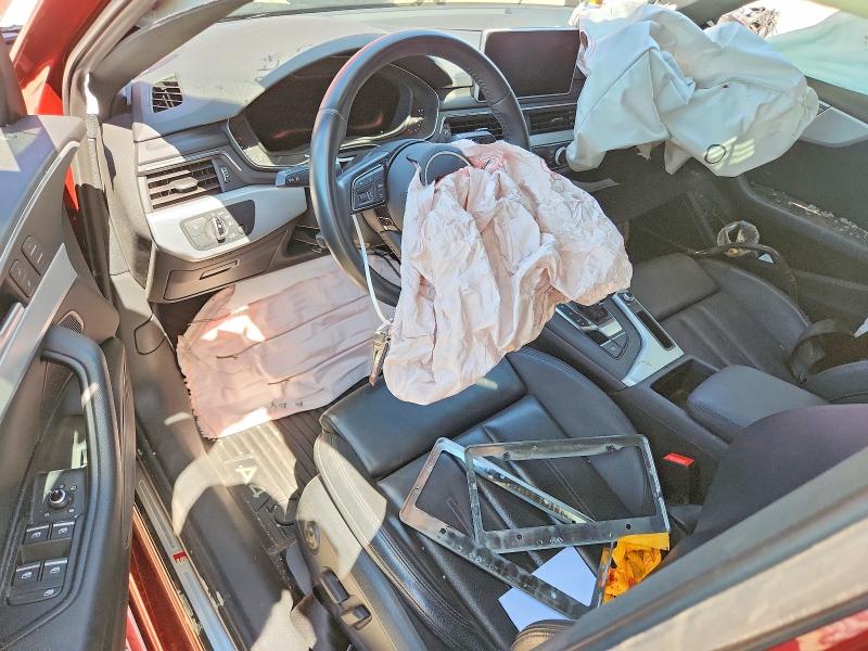 2018 Audi A4 VIN WAUENAF42JA010139 COPART salvage auction — SIDE, Ca - Salvage Certificate, sold $3,450 on 2026-07-14 (photo 8)