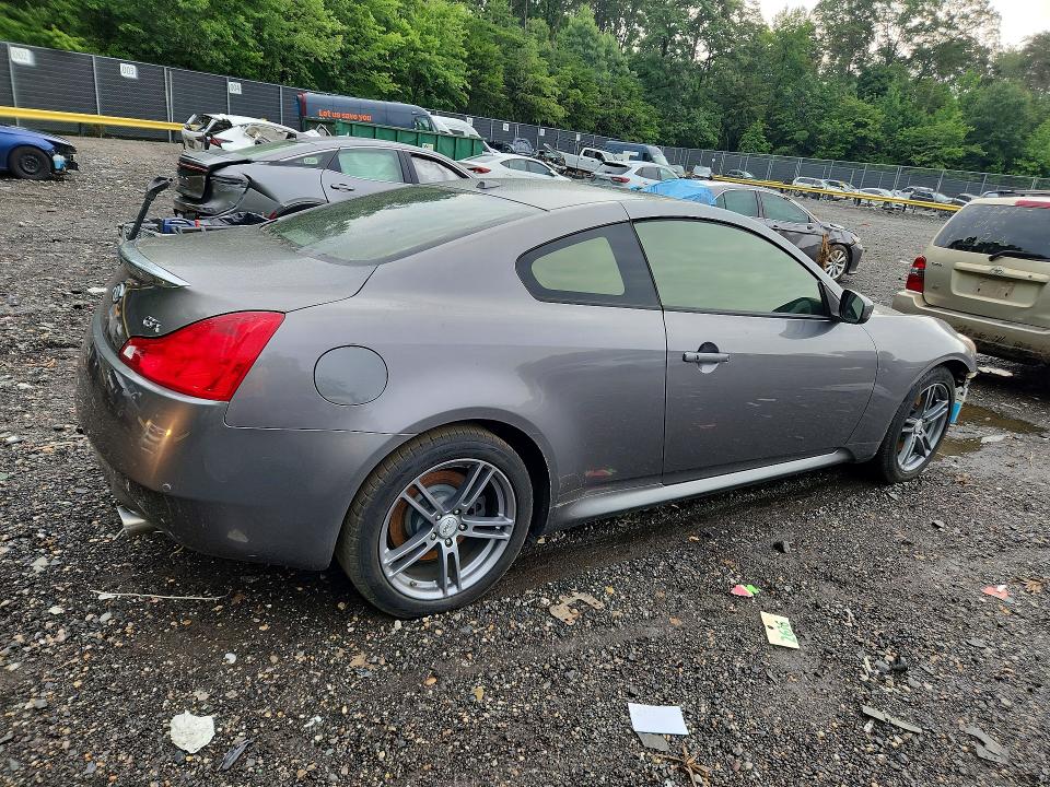 2013 Infiniti G VIN JN1CV6EL8DM980020 COPART salvage auction — FRONT END, Md - Cert Of Salvage > 75% Damage, sold $325 on 2026-07-10 (photo 3)