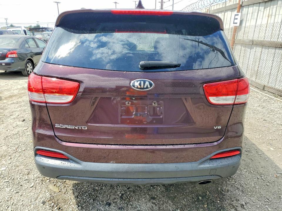2016 Kia Sorento VIN 5XYPG4A58GG068739 COPART salvage auction — FRONT END, Ca - Salvage Certificate, sold $2,550 on 2026-07-13 (photo 6)