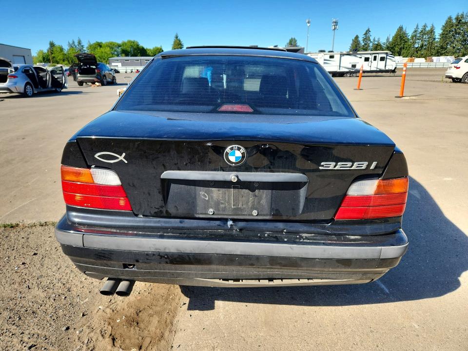 1996 BMW 3er VIN WBACD3327TAV15508 COPART salvage auction — REAR END, Or - Salvage Title Certificate, sold $250 on 2026-07-27 (photo 6)